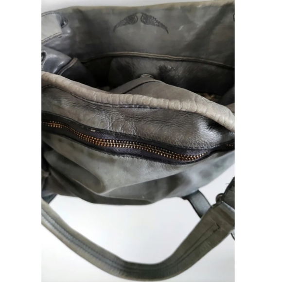 ZADIG & VOLTAIRE Grey Leather Handbag - Picture 3 of 6